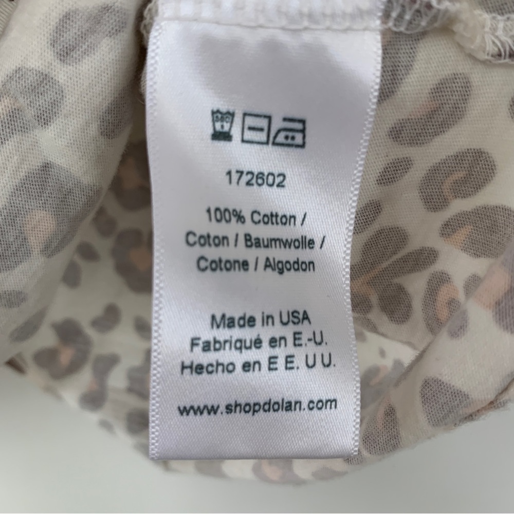 Dolan Left Coast Collection Leopard Print Cross B… - image 6